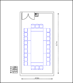 会場のレイアウト