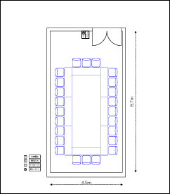 会場のレイアウト