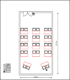 会場のレイアウト
